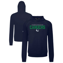 Vancouver Canucks Levelwear Mandate Carve Tri-Blend Pullover Hoodie - Blue | NHL discount