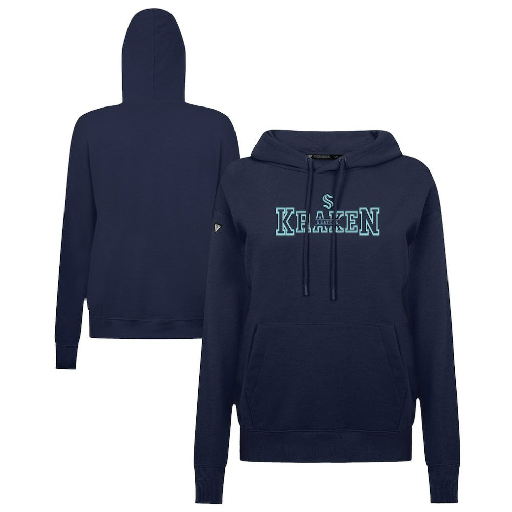 Seattle Kraken Levelwear Women's Adorn Journey Pullover Hoodie - Navy | NHL discount