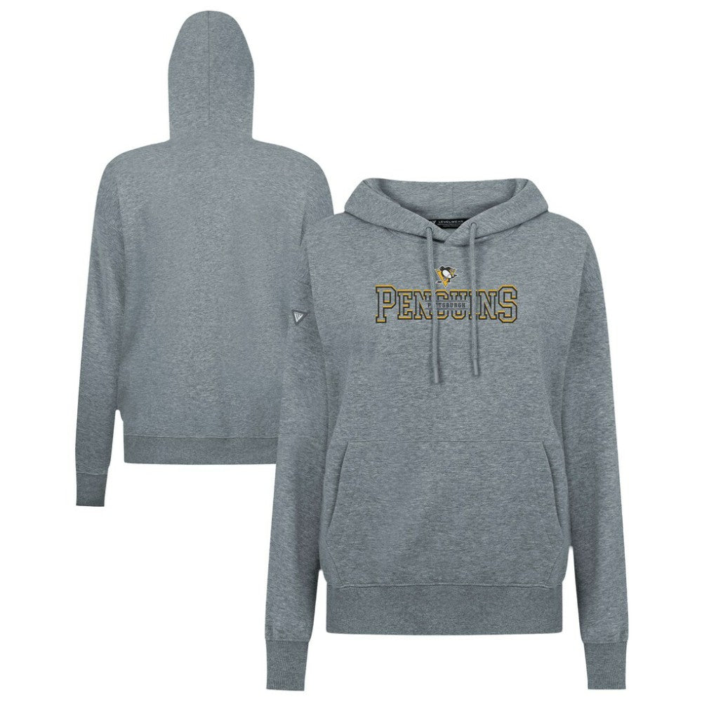 Pittsburgh Penguins Levelwear Women's Adorn Journey Pullover Hoodie - Gray | NHL discount