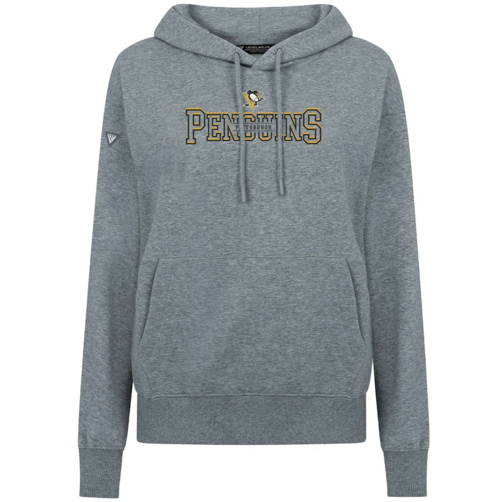 Pittsburgh Penguins Levelwear Women's Adorn Journey Pullover Hoodie - Gray | NHL discount