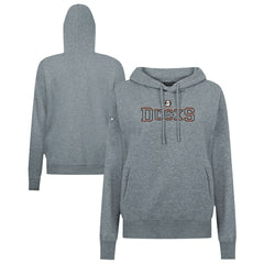 Anaheim Ducks Levelwear Women's Adorn Journey Pullover Hoodie - Gray | NHL Lifestyle