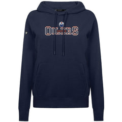 Edmonton Oilers Levelwear Women's Adorn Journey Pullover Hoodie - Navy | NHL near me