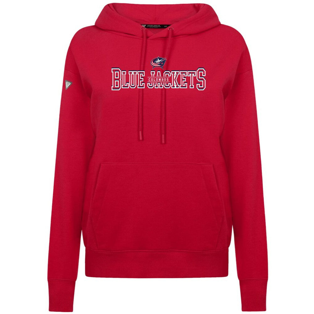 Columbus Blue Jackets Levelwear Women's Adorn Journey Pullover Hoodie - Red | NHL sale