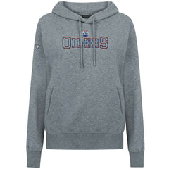 Edmonton Oilers Levelwear Women's Adorn Journey Pullover Hoodie - Gray | NHL near me