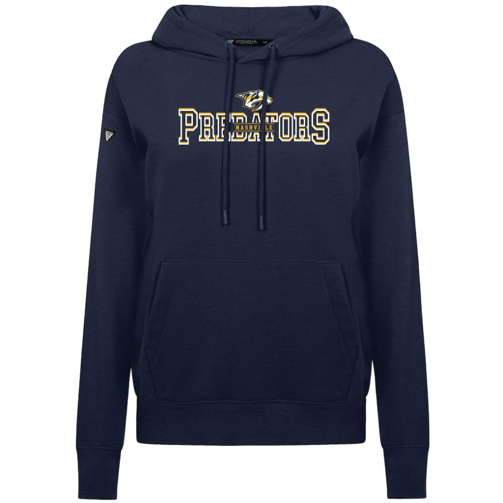 Nashville Predators Levelwear Women's Adorn Journey Pullover Hoodie - Navy | NHL on sale