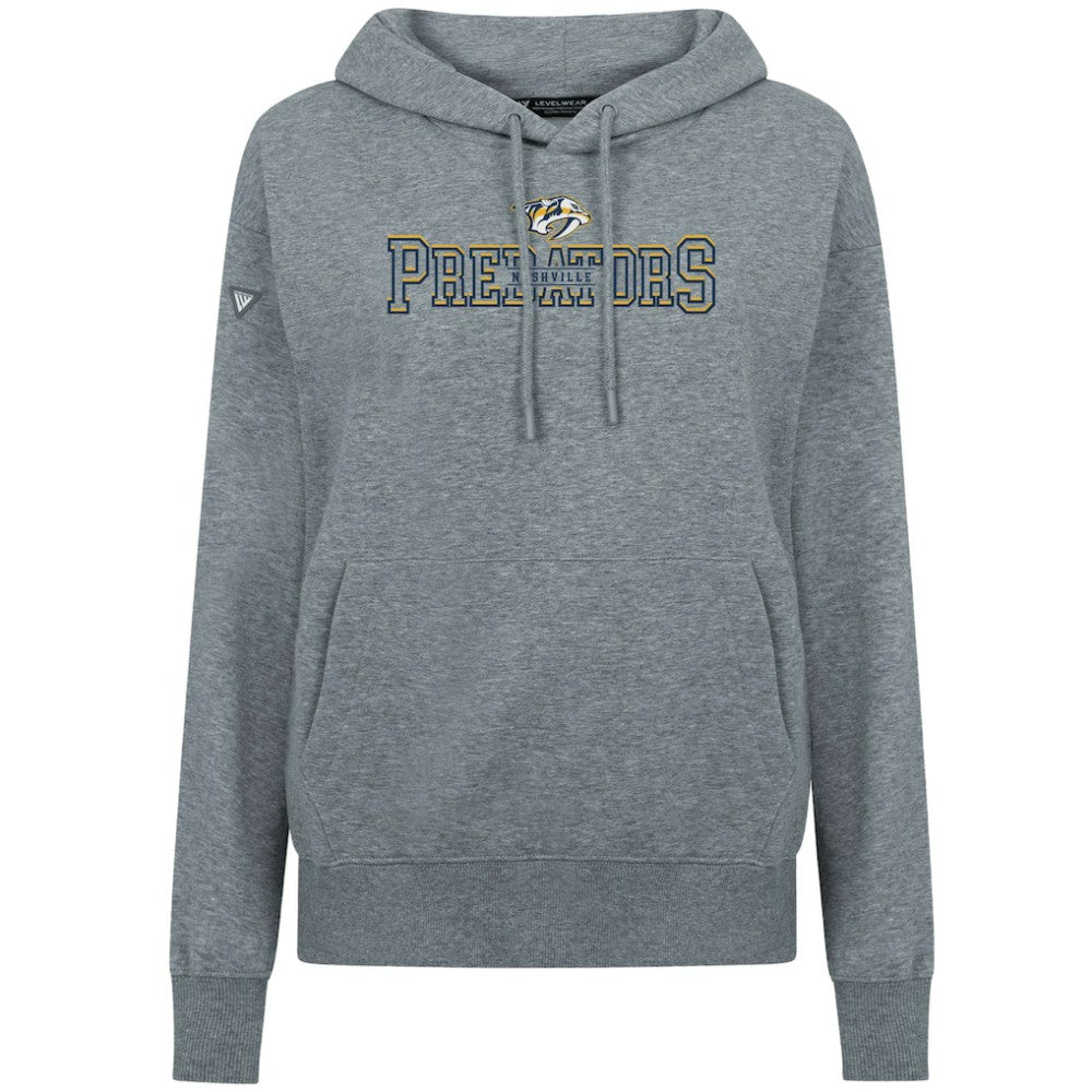 Nashville Predators Levelwear Women's Adorn Journey Pullover Hoodie - Gray | NHL discount
