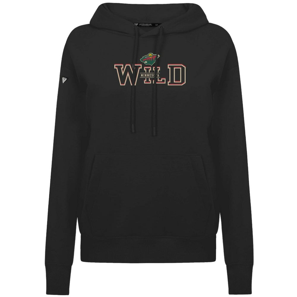 Minnesota Wild Levelwear Women's Adorn Journey Pullover Hoodie - Black | NHL near me