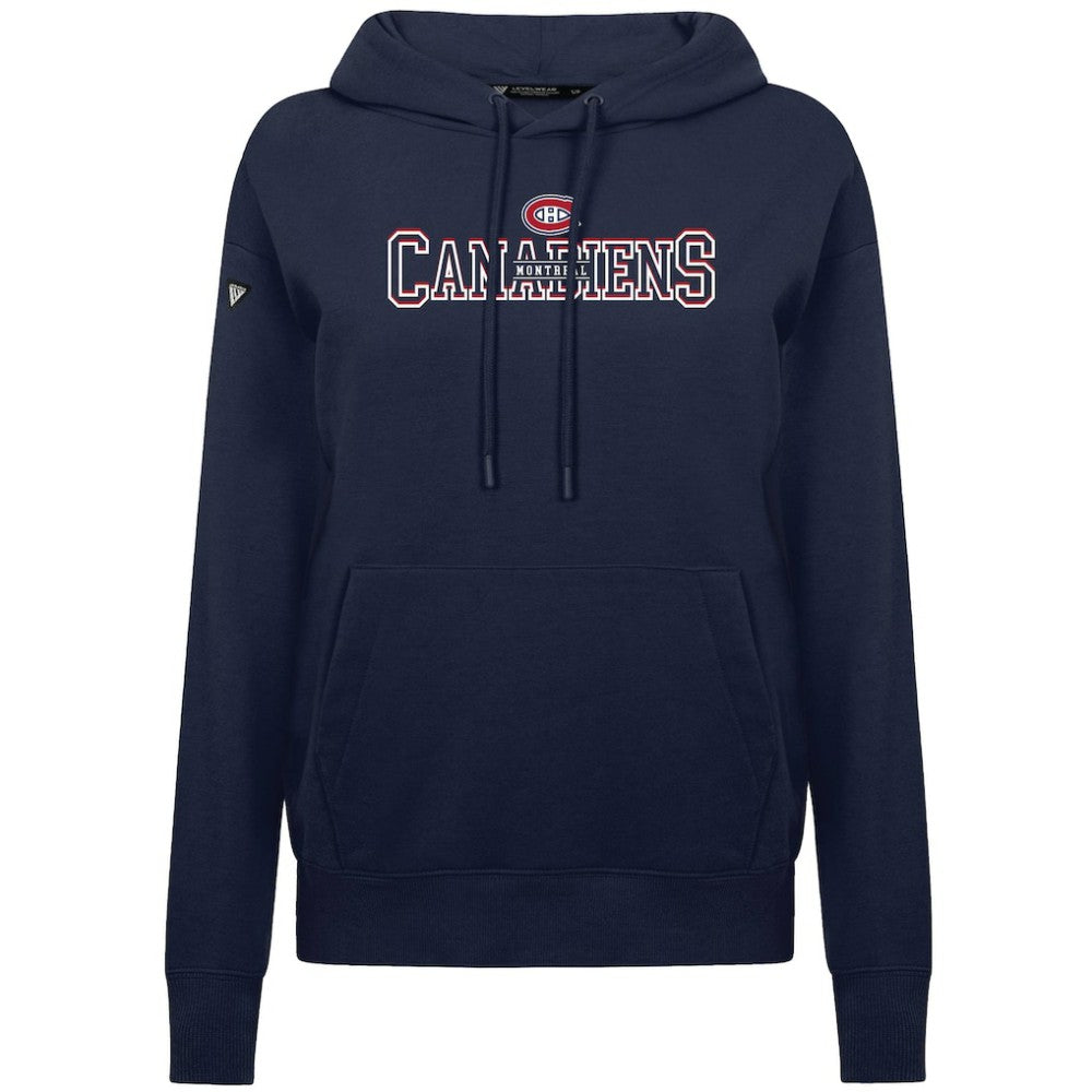 Montreal Canadiens Levelwear Women's Adorn Journey Pullover Hoodie - Navy | NHL Lifestyle