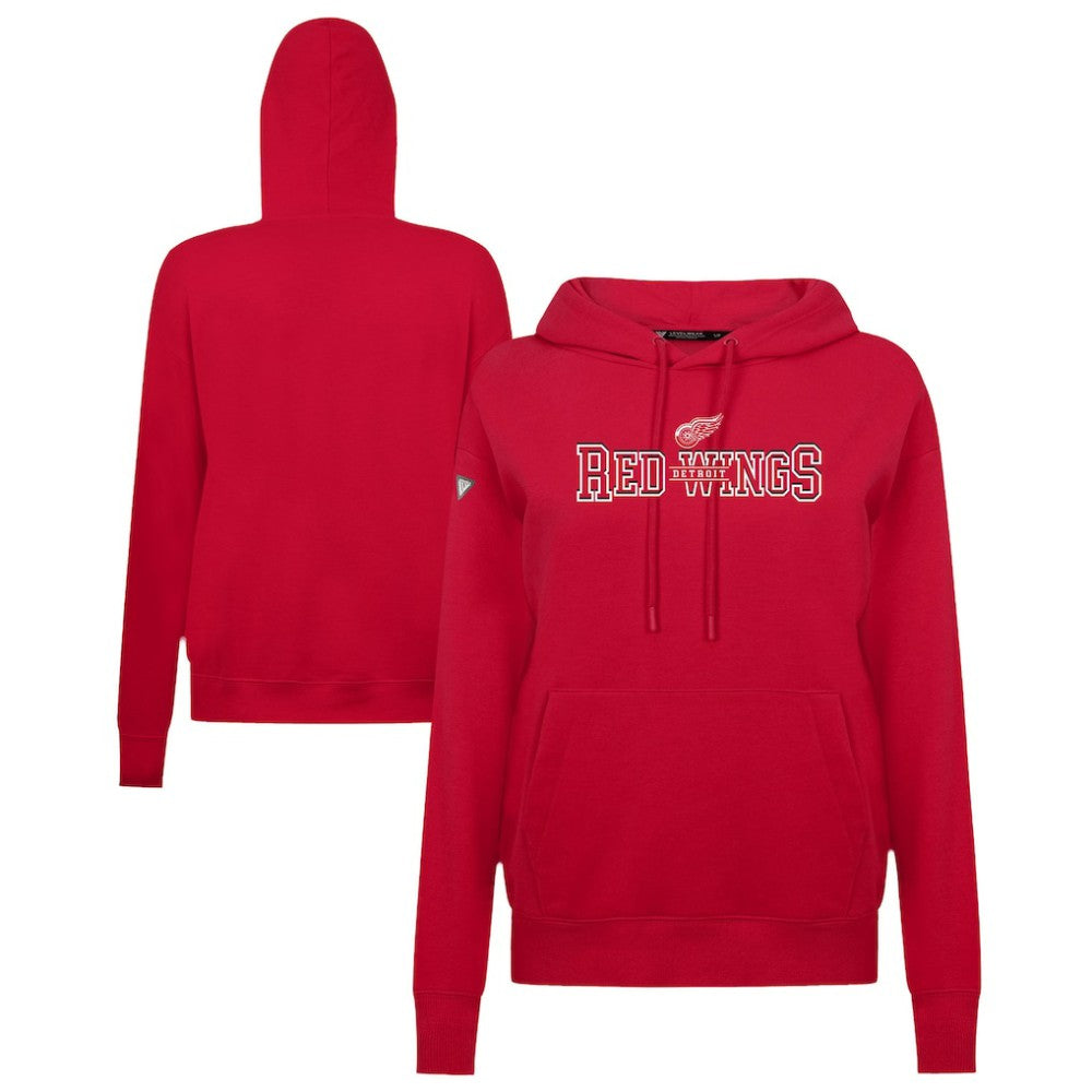 Detroit Red Wings Levelwear Women's Adorn Journey Pullover Hoodie - Red | NHL Lifestyle
