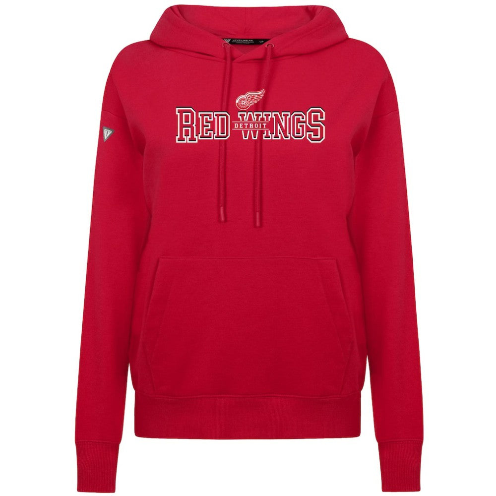 Detroit Red Wings Levelwear Women's Adorn Journey Pullover Hoodie - Red | NHL Lifestyle