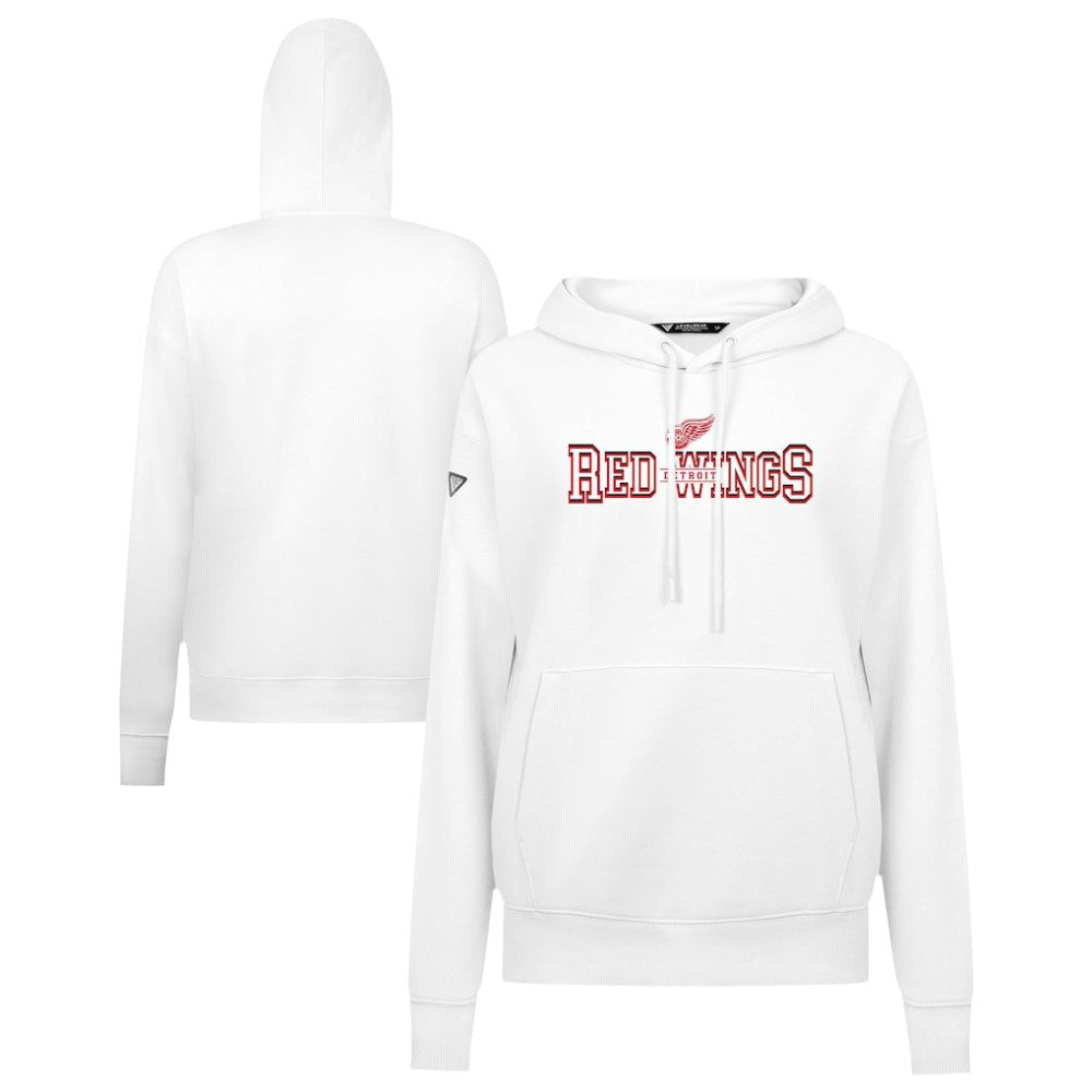 Detroit Red Wings Levelwear Women's Adorn Journey Pullover Hoodie - White | NHL online