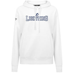 Tampa Bay Lightning Levelwear Women's Adorn Journey Pullover Hoodie - White | NHL online