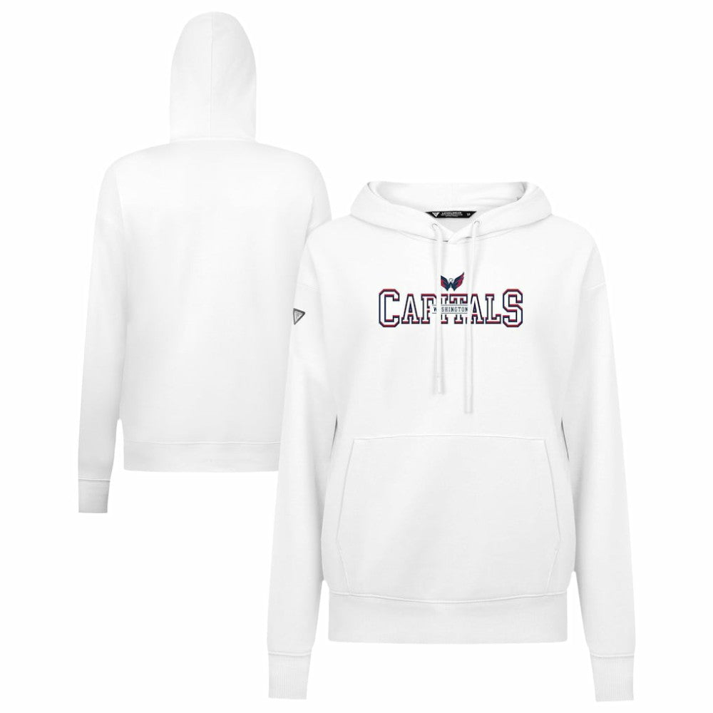 Washington Capitals Levelwear Women's Adorn Journey Pullover Hoodie - White | NHL Clearance