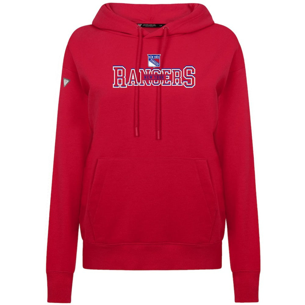 New York Rangers Levelwear Women's Adorn Journey Pullover Hoodie - Red | NHL on sale