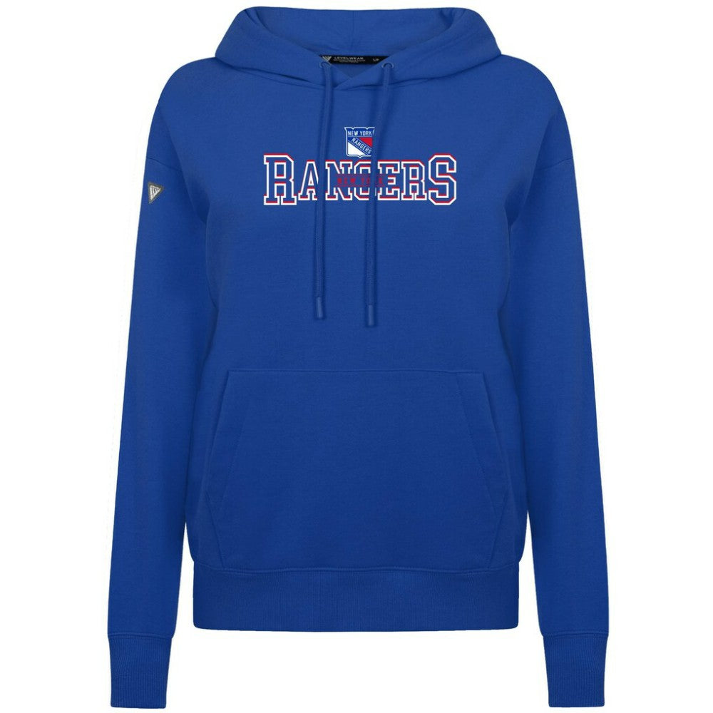 New York Rangers Levelwear Women's Adorn Journey Pullover Hoodie - Royal | NHL Lifestyle