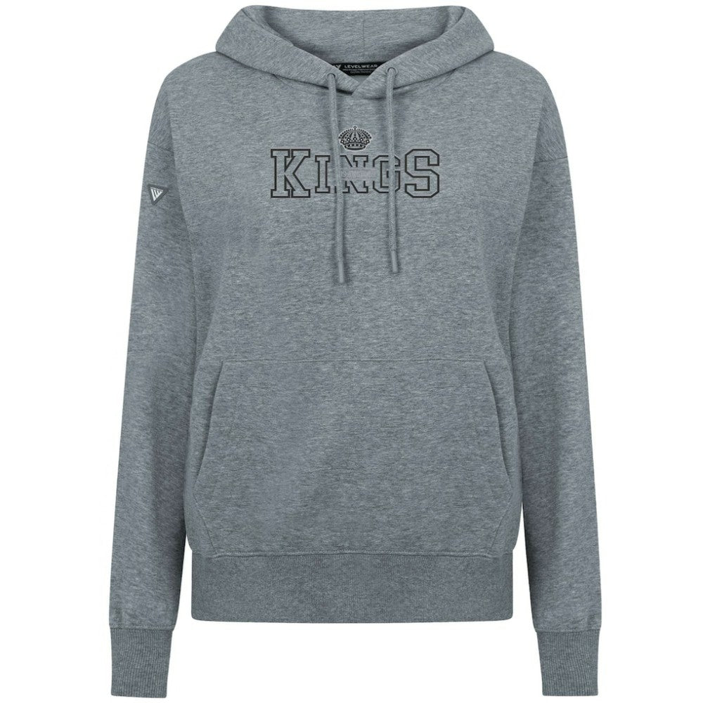 Los Angeles Kings Levelwear Women's Adorn Journey Pullover Hoodie - Gray | NHL Clearance