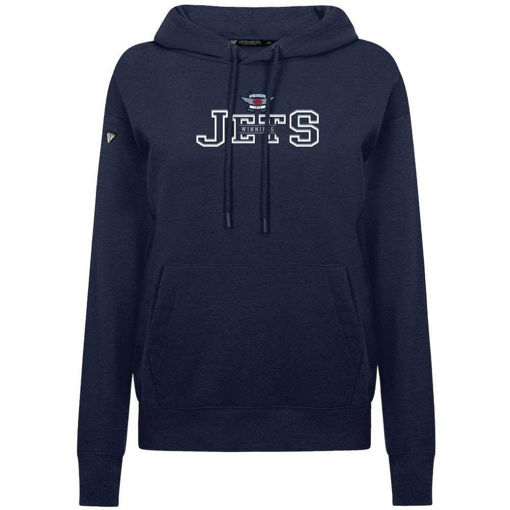 Winnipeg Jets Levelwear Women's Adorn Journey Pullover Hoodie - Navy | NHL discount