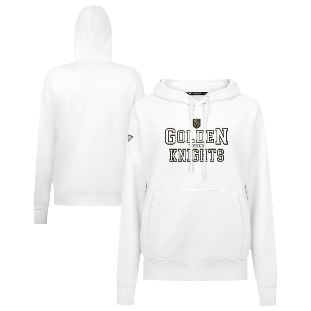 Vegas Golden Knights Levelwear Women's Adorn Journey Pullover Hoodie - White | NHL Lifestyle