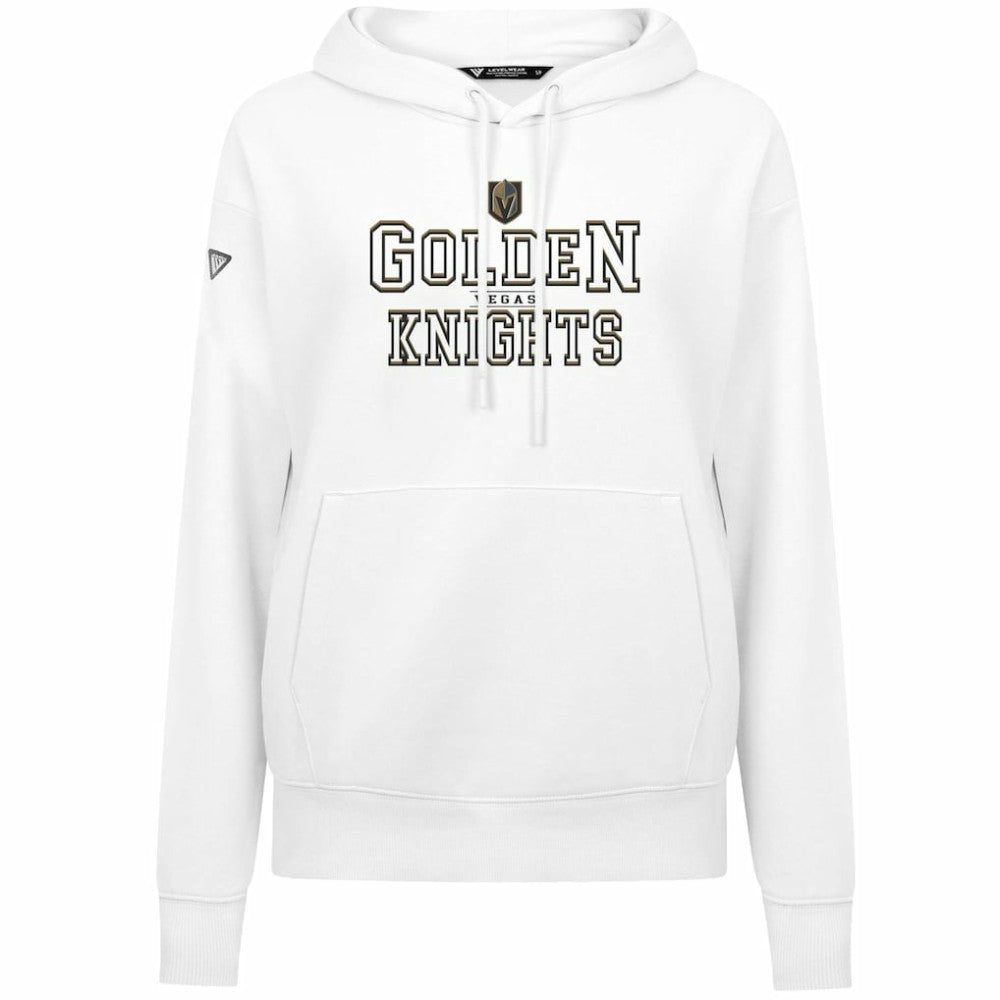 Vegas Golden Knights Levelwear Women's Adorn Journey Pullover Hoodie - White | NHL Lifestyle