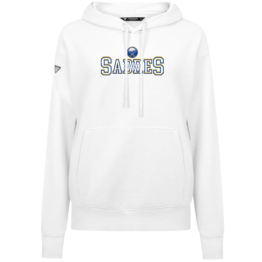 Buffalo Sabres Levelwear Women's Adorn Journey Pullover Hoodie - White | NHL on sale