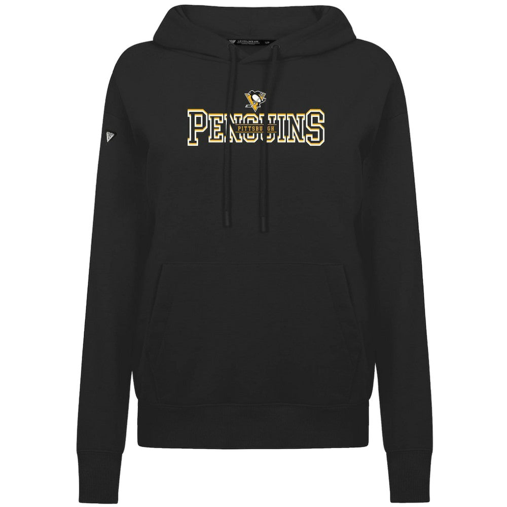 Pittsburgh Penguins Levelwear Women's Adorn Journey Pullover Hoodie - Black | NHL discount