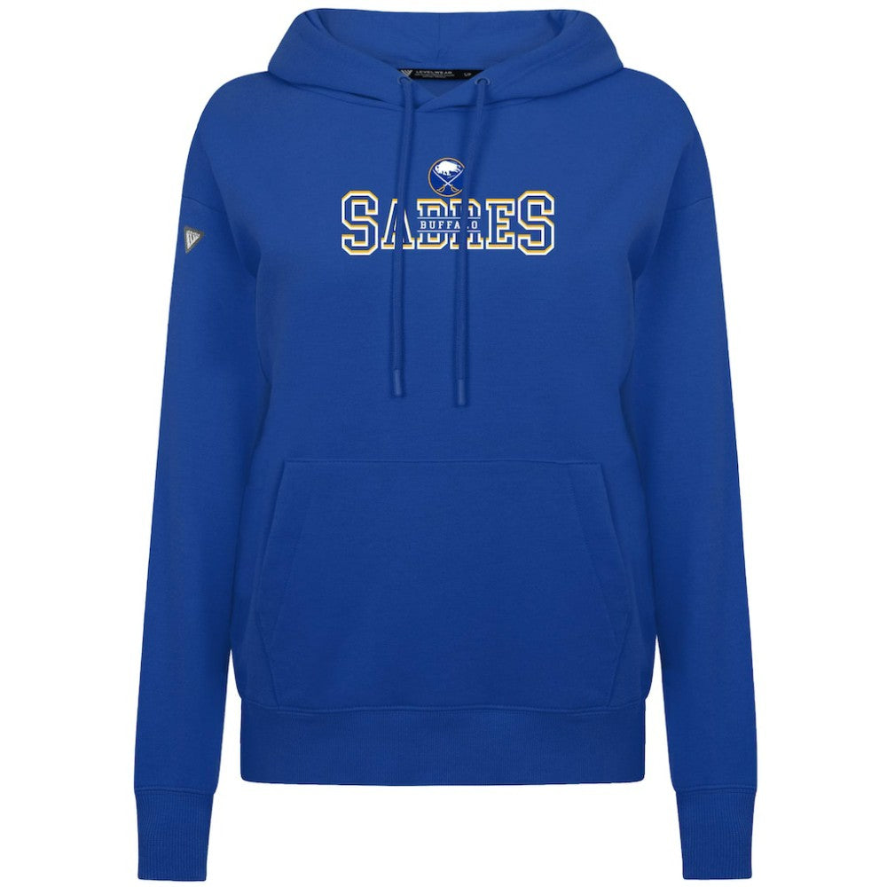 Buffalo Sabres Levelwear Women's Adorn Journey Pullover Hoodie - Royal | NHL Lifestyle