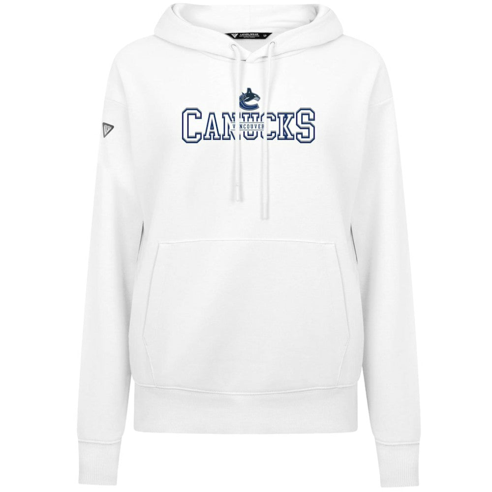 Vancouver Canucks Levelwear Women's Adorn Journey Pullover Hoodie - White | NHL sale
