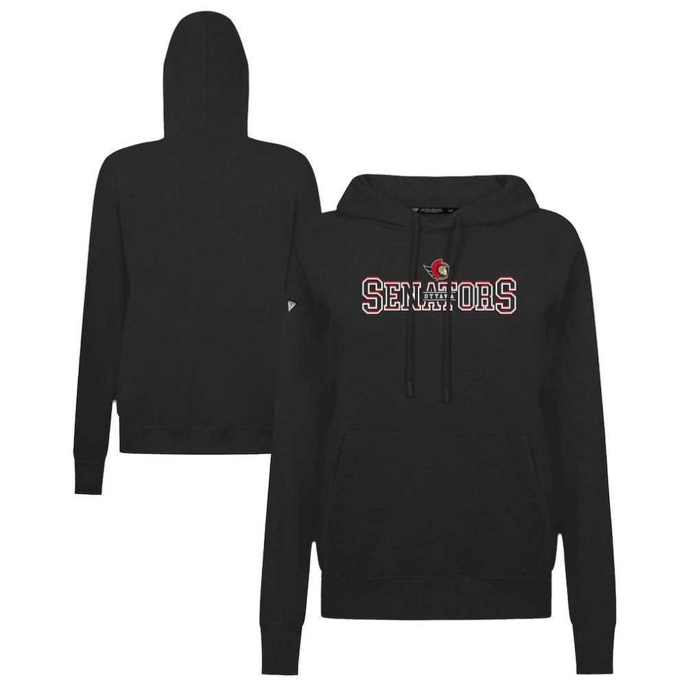 Ottawa Senators Levelwear Women's Adorn Journey Pullover Hoodie - Black | NHL near me