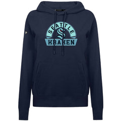 Seattle Kraken Levelwear Women's Adorn Banner Arch Pullover Hoodie - Navy | NHL discount