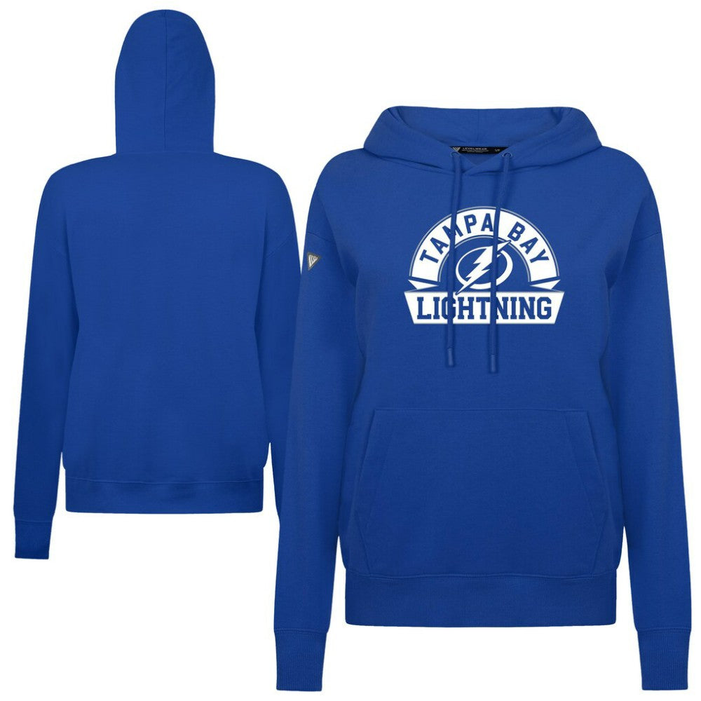 Tampa Bay Lightning Levelwear Women's Adorn Banner Arch Pullover Hoodie - Royal | NHL sale