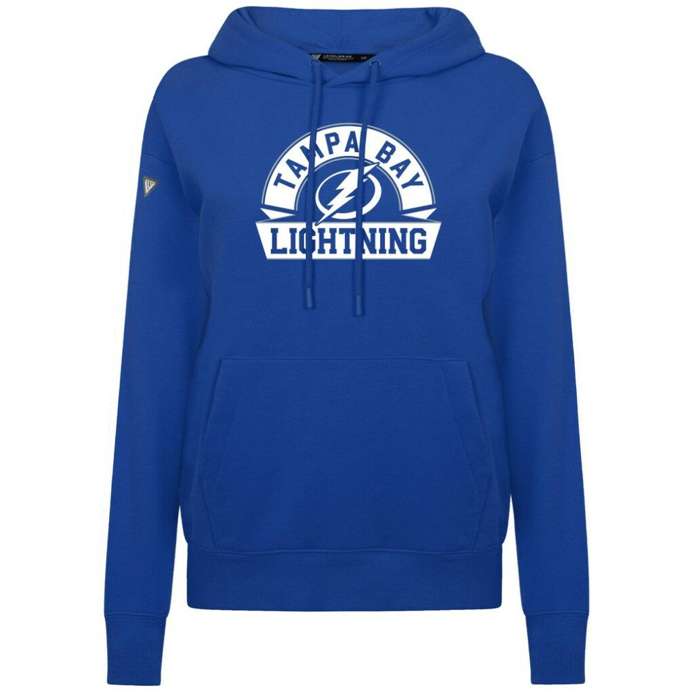 Tampa Bay Lightning Levelwear Women's Adorn Banner Arch Pullover Hoodie - Royal | NHL sale