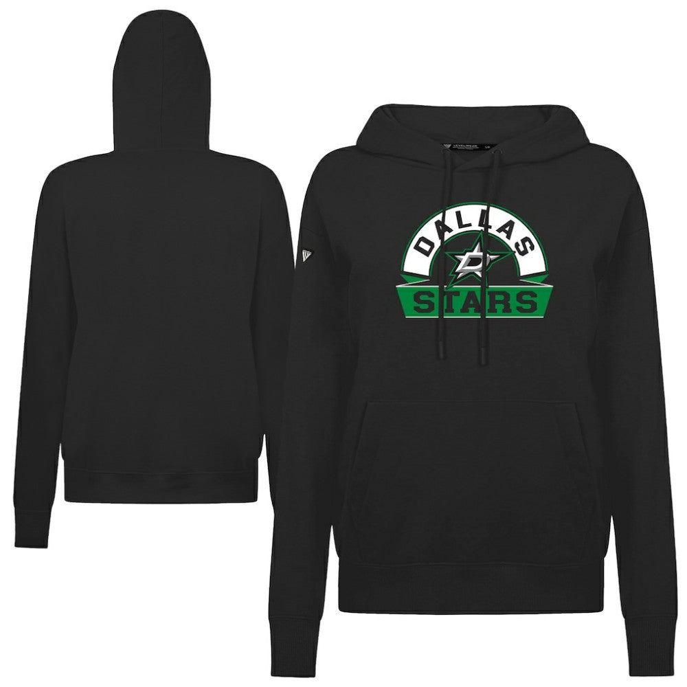 Dallas Stars Levelwear Women's Adorn Banner Arch Pullover Hoodie - Black | NHL online