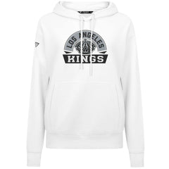 Los Angeles Kings Levelwear Women's Adorn Banner Arch Pullover Hoodie - White | NHL discount