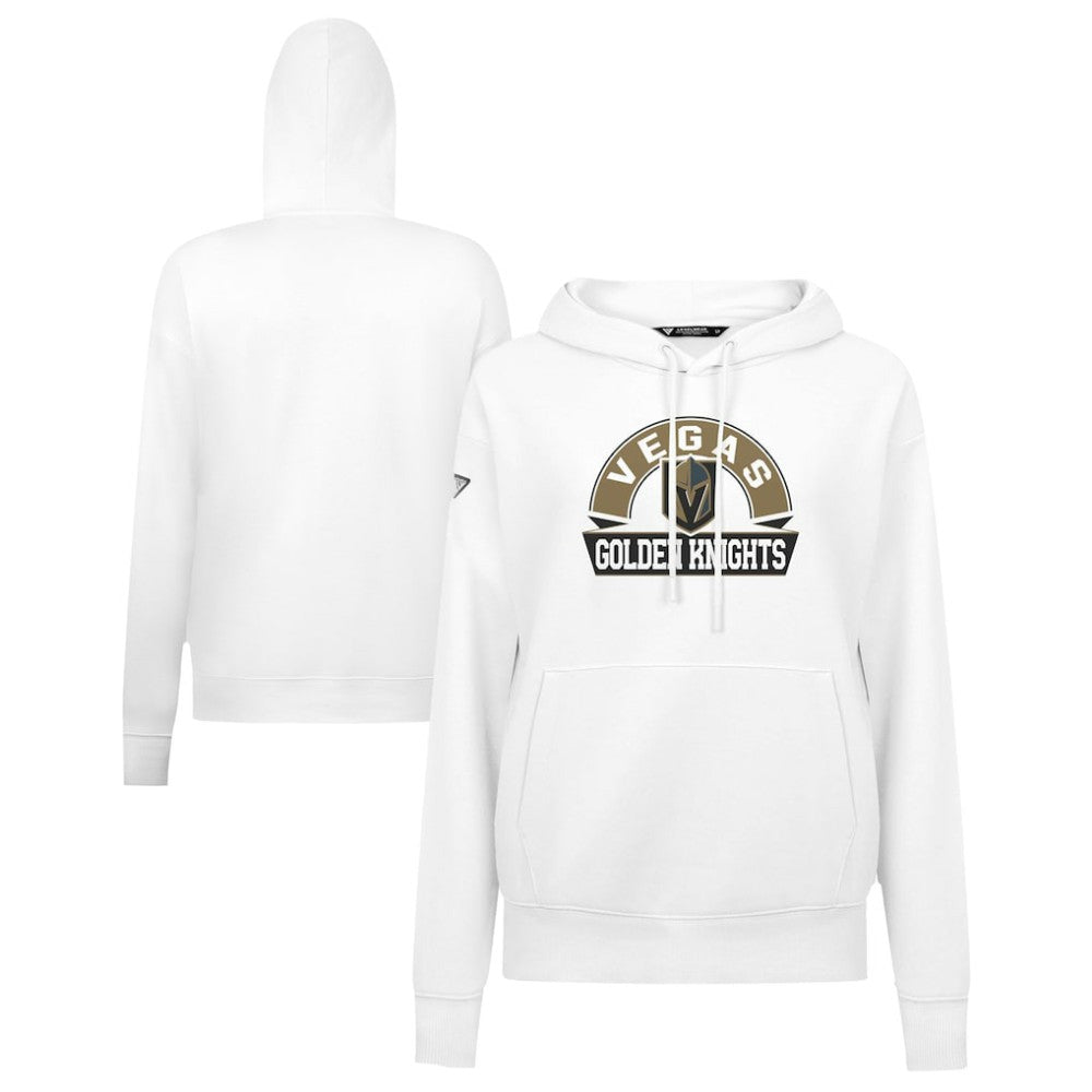 Vegas Golden Knights Levelwear Women's Adorn Banner Arch Pullover Hoodie - White | NHL on sale