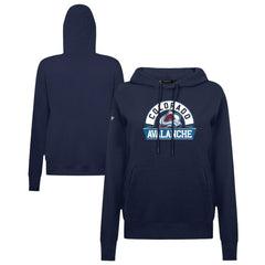 Colorado Avalanche Levelwear Women's Adorn Banner Arch Pullover Hoodie - Navy | NHL sale