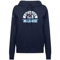 Colorado Avalanche Levelwear Women's Adorn Banner Arch Pullover Hoodie - Navy | NHL sale