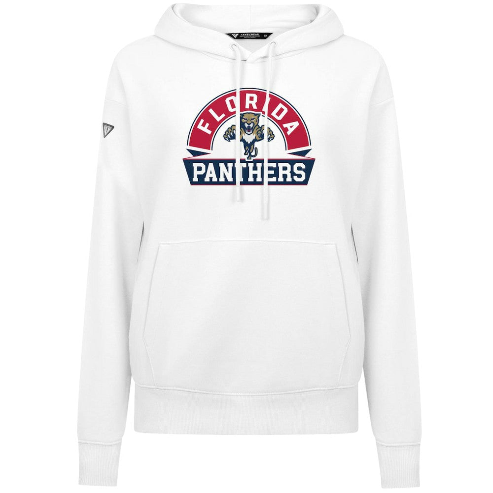 Florida Panthers Levelwear Women's Adorn Banner Arch Pullover Hoodie - White | NHL online