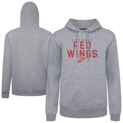 Detroit Red Wings Levelwear Podium Carve Pullover Hoodie - Gray | NHL near me