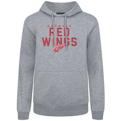 Detroit Red Wings Levelwear Podium Carve Pullover Hoodie - Gray | NHL near me