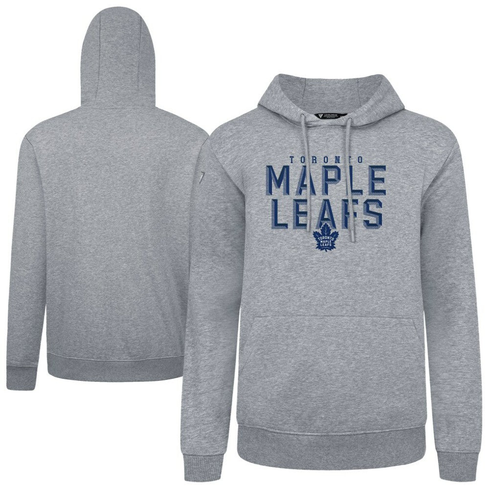 Toronto Maple Leafs Levelwear Podium Carve Pullover Hoodie - Gray | NHL near me