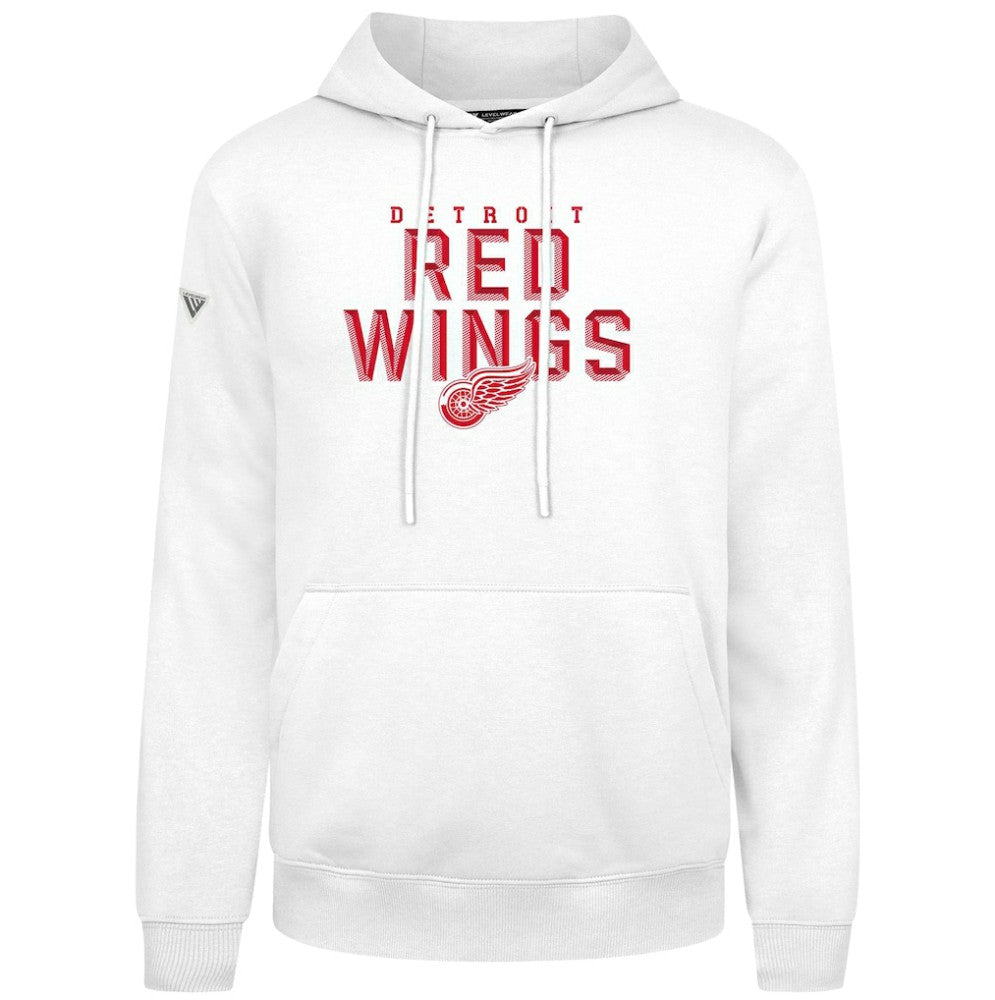 Detroit Red Wings Levelwear Podium Carve Pullover Hoodie - White | NHL sale