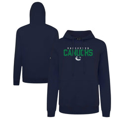 Vancouver Canucks Levelwear Podium Carve Pullover Hoodie - Navy | NHL near me