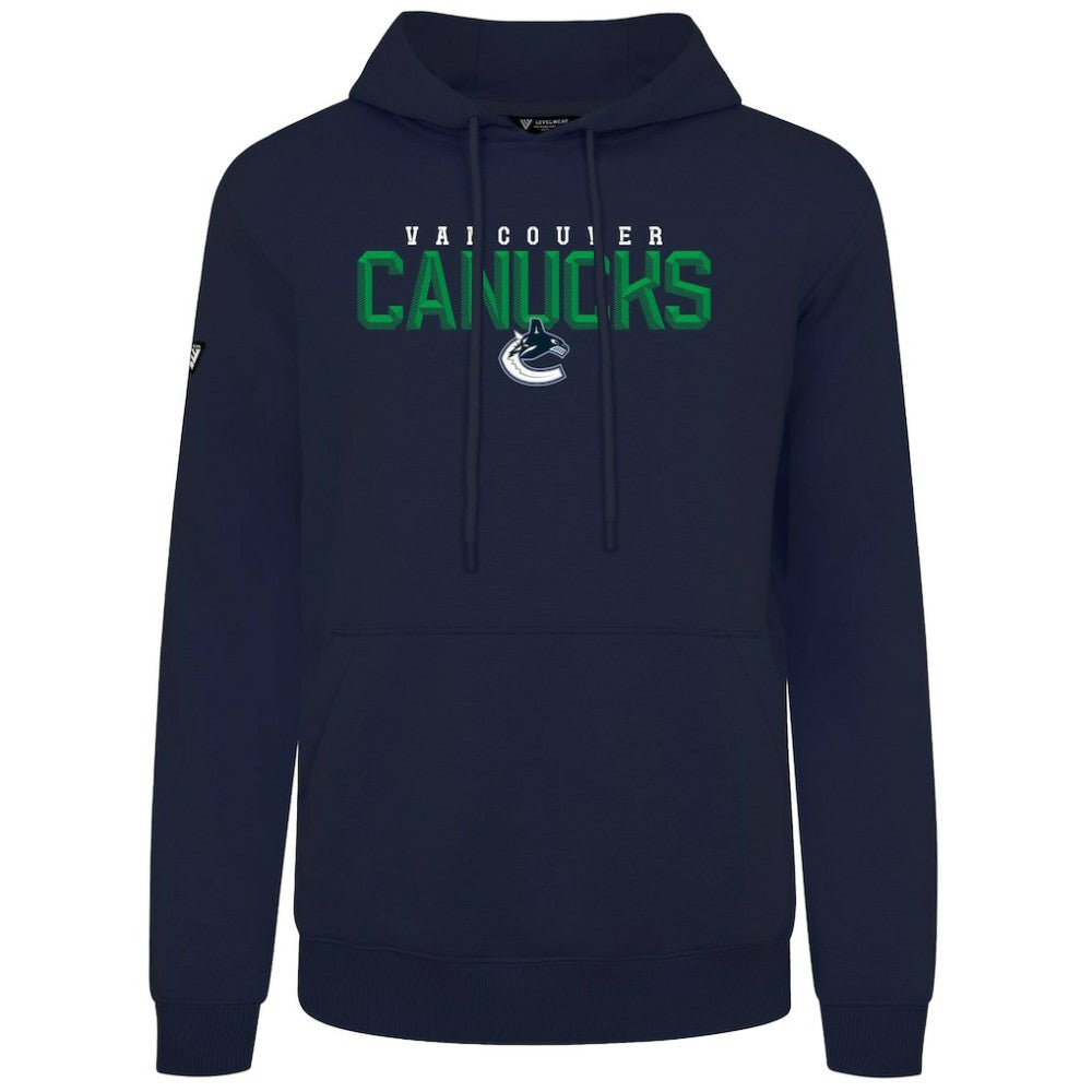 Vancouver Canucks Levelwear Podium Carve Pullover Hoodie - Navy | NHL near me