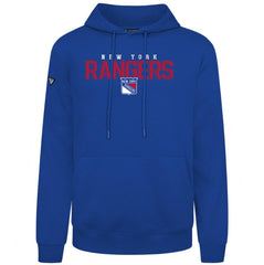 New York Rangers Levelwear Podium Carve Pullover Hoodie - Royal | NHL on sale