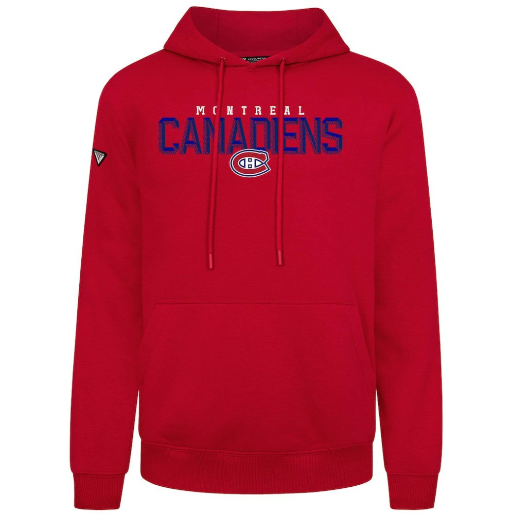 Montreal Canadiens Levelwear Podium Carve Pullover Hoodie - Red | NHL on sale