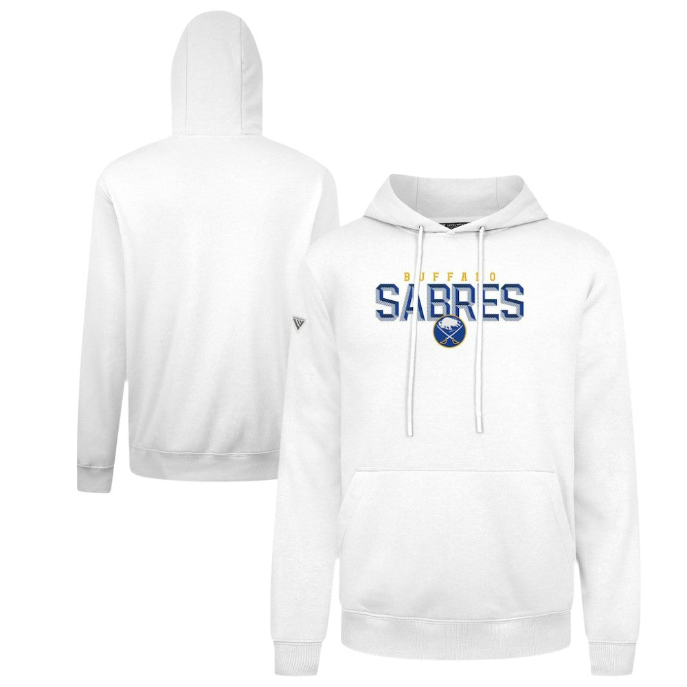 Buffalo Sabres Levelwear Podium Carve Pullover Hoodie - White | NHL Lifestyle