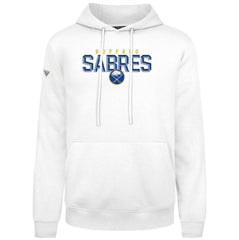 Buffalo Sabres Levelwear Podium Carve Pullover Hoodie - White | NHL Lifestyle