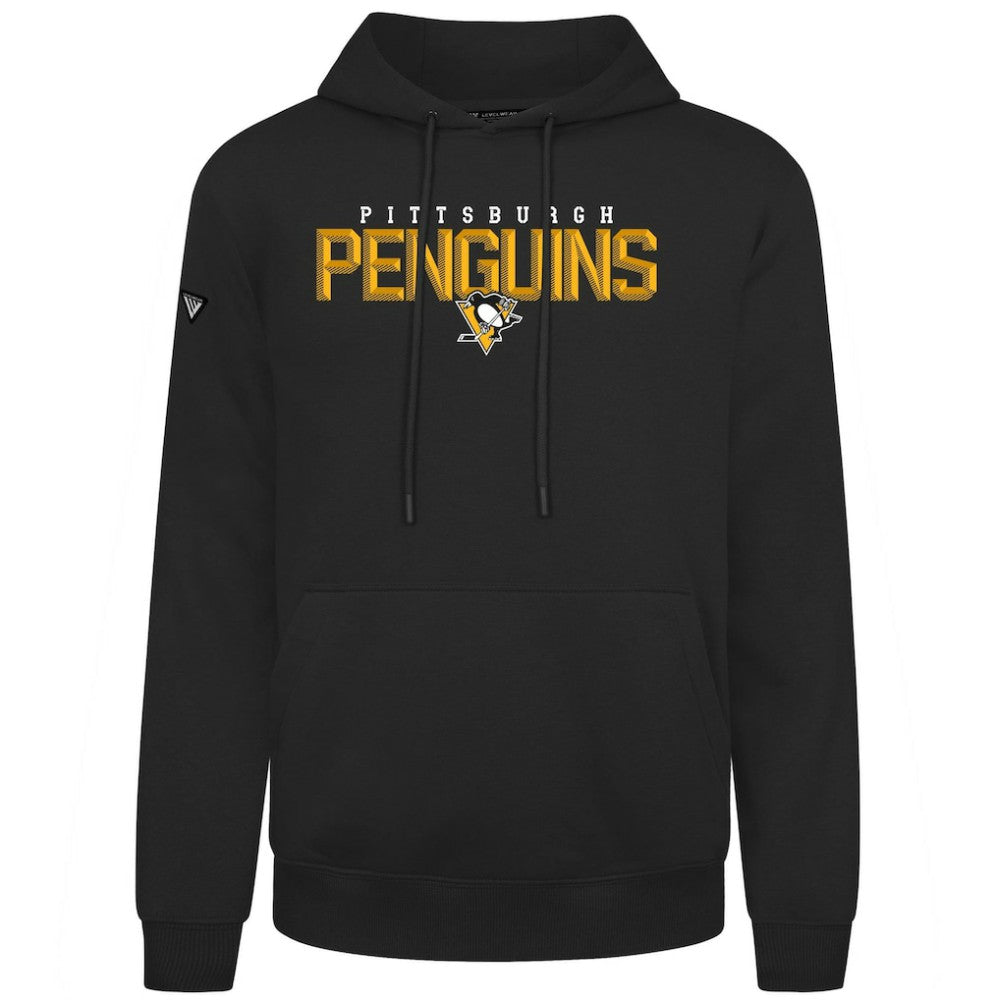 Pittsburgh Penguins Levelwear Podium Carve Pullover Hoodie - Black | NHL sale