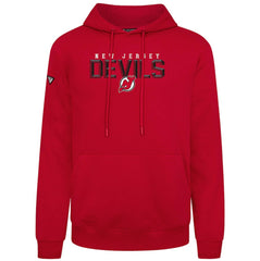 New Jersey Devils Levelwear Podium Carve Pullover Hoodie - Red | NHL sale
