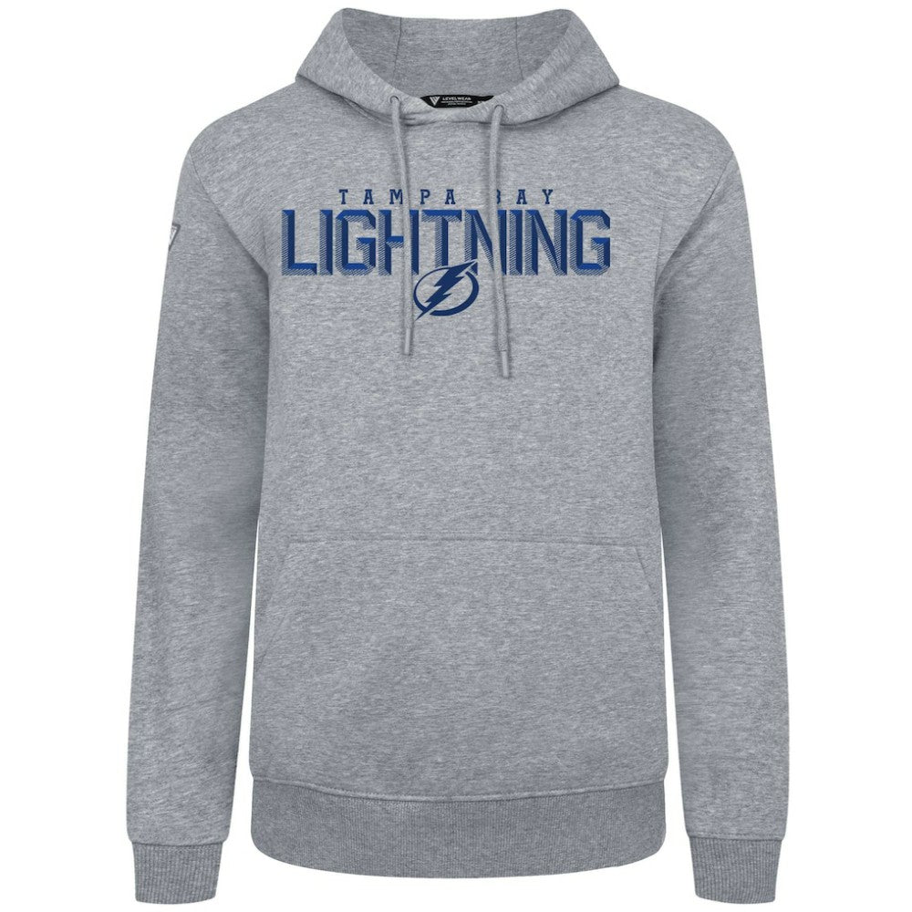 Tampa Bay Lightning Levelwear Podium Carve Pullover Hoodie - Gray | NHL sale
